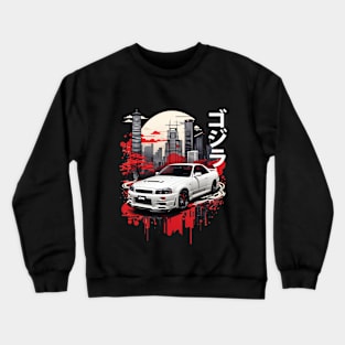 Godzilla Racing Crewneck Sweatshirt